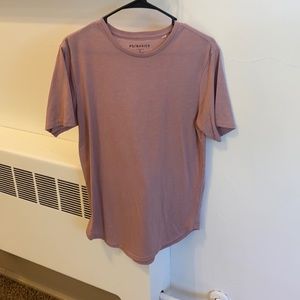 Big length scoop tee